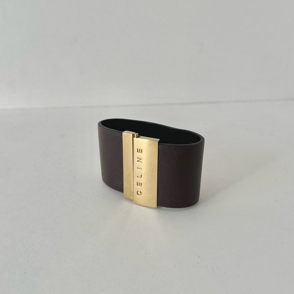 FRENCH GIRLS 🥖 Céline Leather Bracelet (XS) - Picture 2 of 3